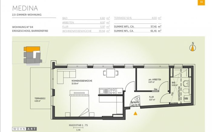 Grundriss Whg. 4