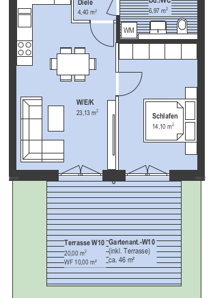 Grundriss EG W10 Sterrhubenweg