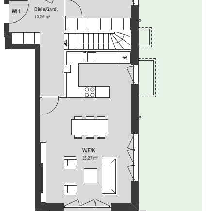 Grundriss EG W11 Sterrhubenweg